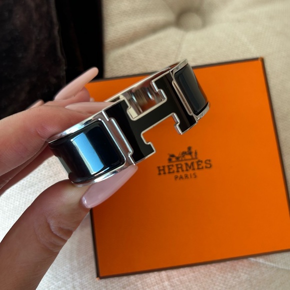 HERMES CLIC CLAC H WIDE BRACELET - Picture 4 of 12